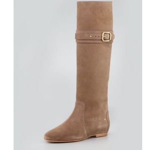 Chloe Paddington Flat Suede boots - Taupe 6.5